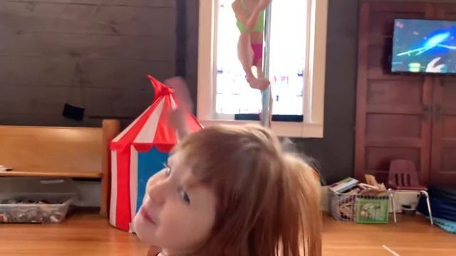 Throwback Pole Dancing sisters tricks video! In our church - we miss it! смотреть онлайн