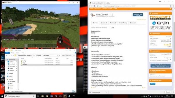 ChatControl - Minecraft Plugin Review/Tutorial