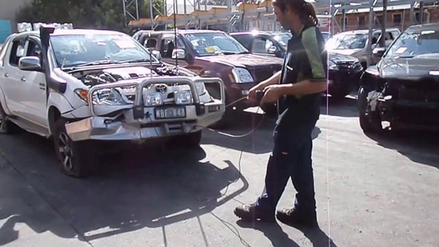 WRECKING 2007 TOYOTA HILUX 3.0 AUTOMATIC (C17180 WINCH) смотреть онлайн