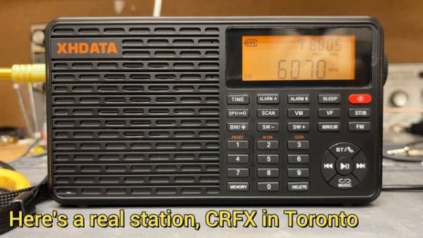 XHDATA D-109 Overload with External Antenna