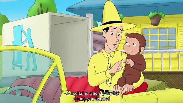 Curious George - 380- Virtuoso George (Learn English Language With Subtitles)