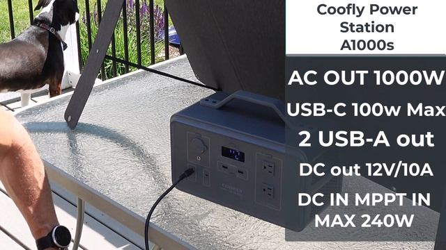 2023 Coofly Power Station 1021Wh, 1000W and 120W Portable Panels смотреть онлайн