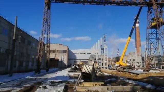 Демонтаж козлового крана 6545тн. ПОДГОТОВКА.