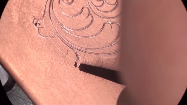 Hand Push Engraving With The Speitzer/Onglette Graver