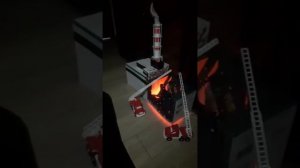 Макет атомной электростанции из картона.(ЧАЭС)