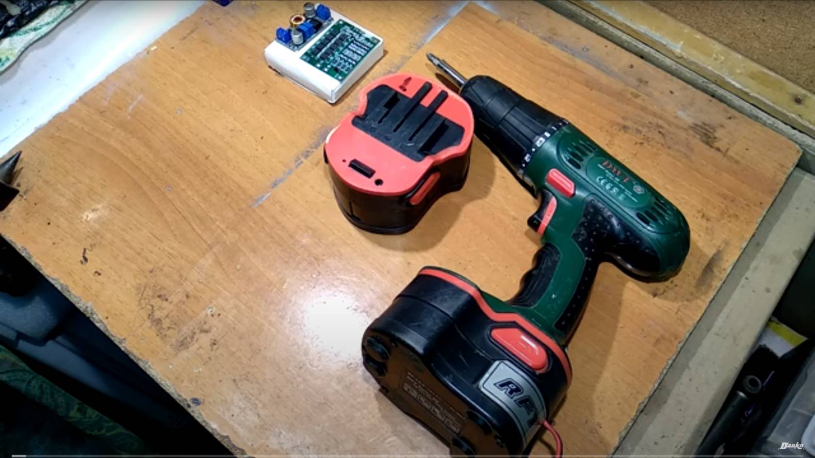 Переделка шуруповерта на Li-Ion литий 4 аккумулятора.mp4 смотреть онлайн