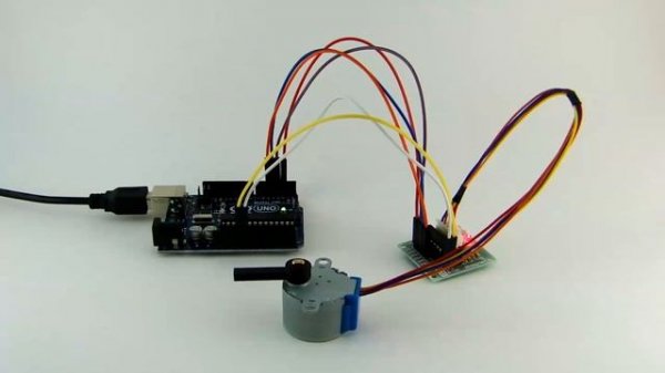 Шаговый двигатель 28BYJ-48 и драйвер ULN2003 @ RobotClass