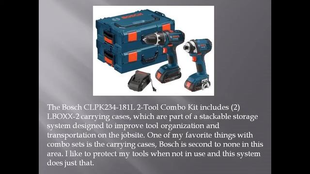 Bosch CLPK234-181L Review смотреть онлайн