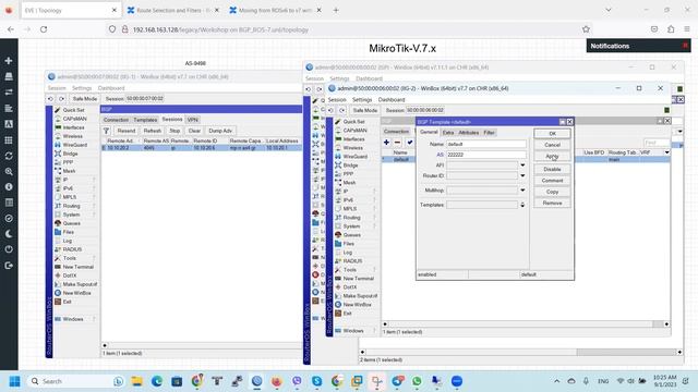 MikroTik|| RouterOS V7 || BGP Part 01