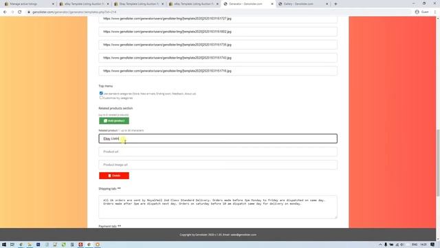 How to use Genolister eBay Template Generator смотреть онлайн