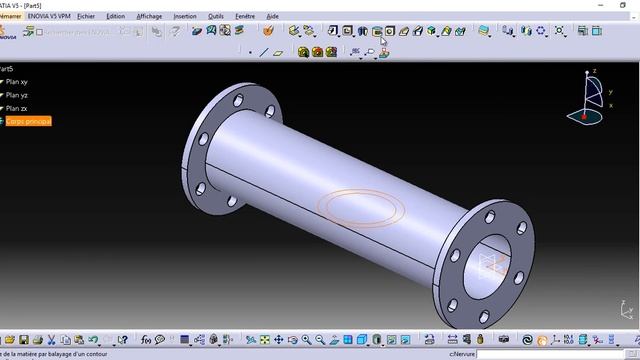 CATIA V5 Tutorial #10- Pipe Fitting смотреть онлайн