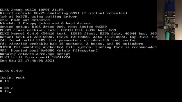 IBM PC on ESP32 with FabGL - Part VI (Linux ELKS) смотреть онлайн