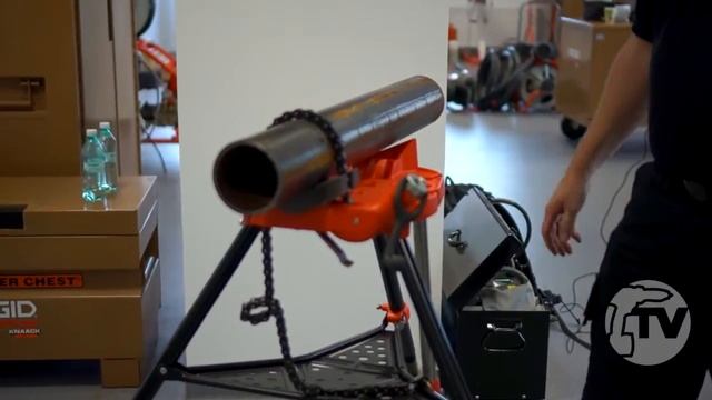 Ridgid 460-6 Tristand With Chain Vice - Toolstop DEMO смотреть онлайн