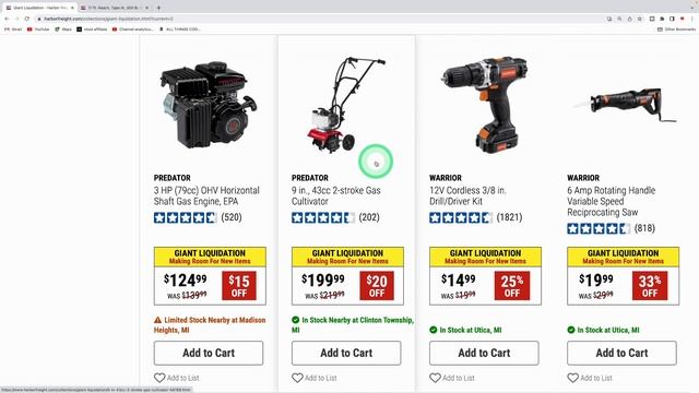 Harbor Freight Tool Deals GIANT SALE! смотреть онлайн