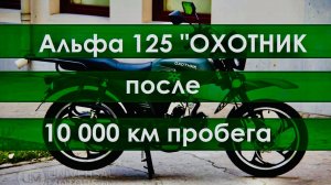 Обзор Альфа 125 ОХОТНИК 10000км пробега НА ГРАНИ