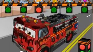 Мультик про ПОЖАРНУЮ МАШИНУ! Веселая мойка пожарной машины!!!