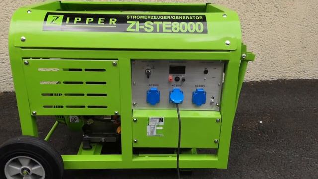 Zipper ZI-STE8000 Generator / Elektrocentrála смотреть онлайн