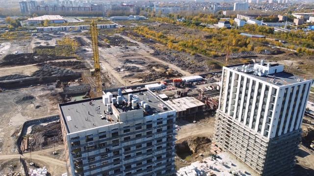 Ход строительства ЖК "Уютный квартал", сентябрь 2024 г. смотреть онлайн