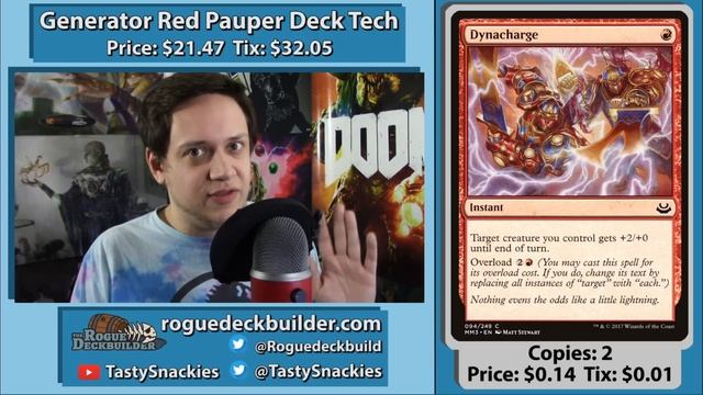 Pauper Generator Red Deck Tech with Tasty Snackies | Magic the Gathering смотреть онлайн