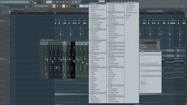 Сайдчейн с помощью стандартных плагинов в fl studio 20