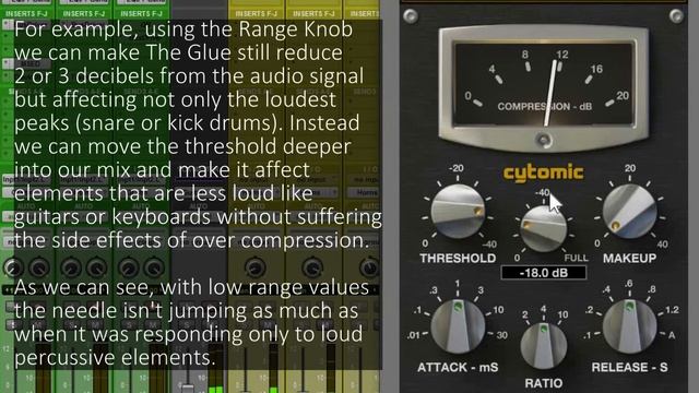 The Range Knob on Cytomic The Glue смотреть онлайн
