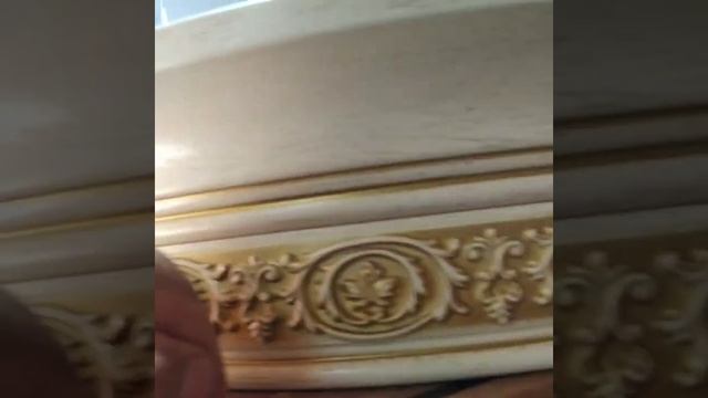 Покрасили Кухня из массива. Радиусный карниз. смотреть онлайн