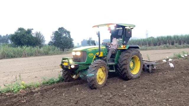 John Deere 5405 4wd का कीचड़ में Performance||@KrishiMediaTec
