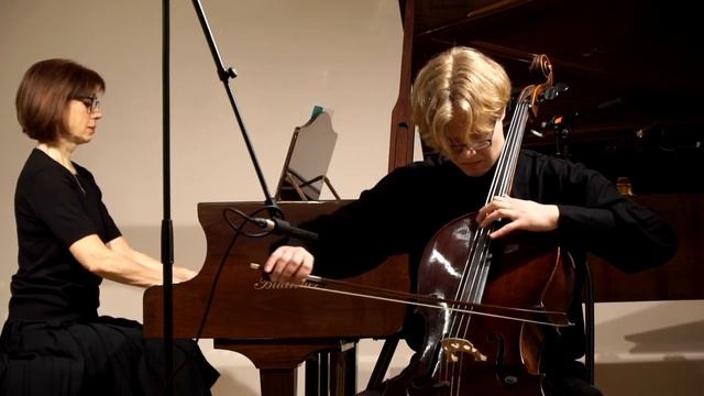 Арво Пярт – «Fratres» 1980г. Исполняют: Анатолий Сажин – виолончель, Людмила Дараселия – фортепиан смотреть онлайн