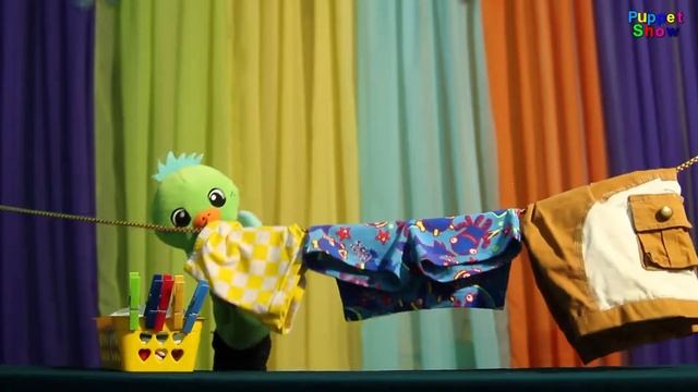 Как сушить одежду | Puppet show | drying garment смотреть онлайн