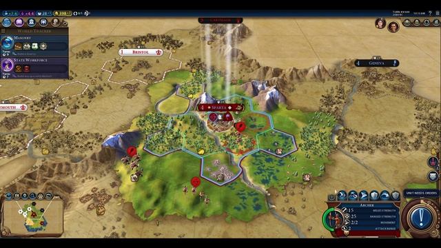 Civilization 6: Gorgo (Greece) Playthrough | Episode 2 смотреть онлайн