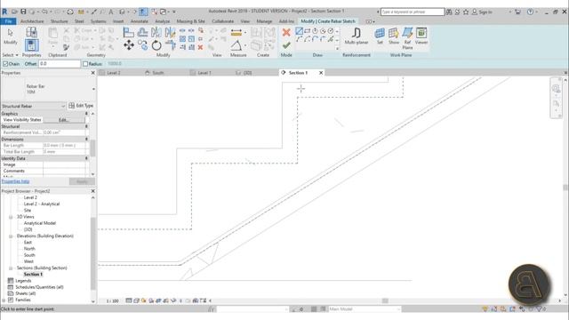 Rebar in Stairs in Revit Tutorial смотреть онлайн