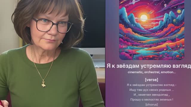 Я к звёздам устремляю взгляд ... смотреть онлайн