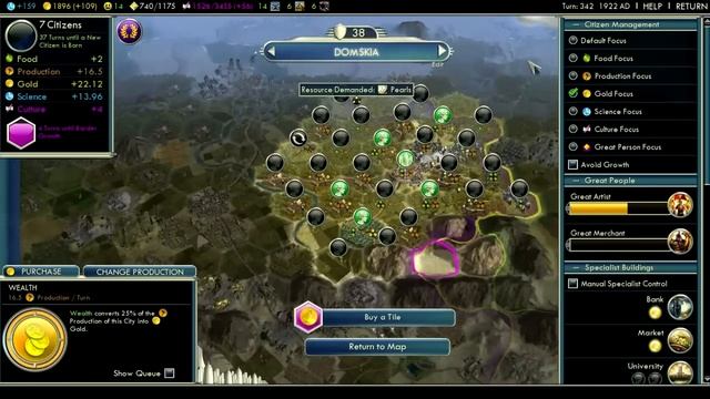 Civilization 5: Rome ep. 92 "Continuing To Grow" смотреть онлайн