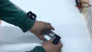 Сборка и установка универсального багажника на крышу для штатных мест ED с опорами ED2-006F