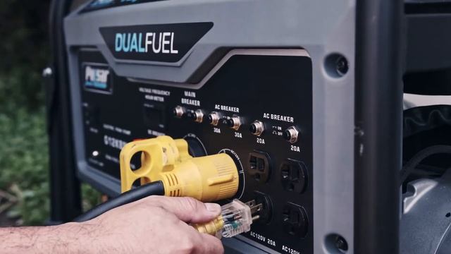 Pulsar G12KBN Heavy Duty Portable Dual Fuel Generator 12000 Peak Watts E-Start RV Ready смотреть онлайн