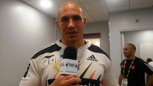 Sergio Parisse y su alegría por el título con Stade Français смотреть онлайн