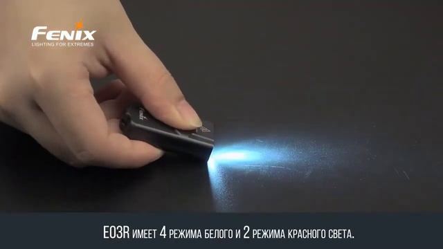 Миниатюрный Фонарь-брелок Fenix E03R смотреть онлайн