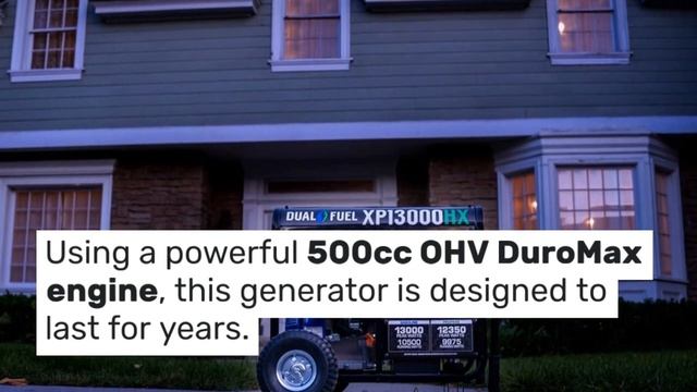 DuroMax XP13000HX Dual Fuel Portable Generator (B086Z452V9) смотреть онлайн