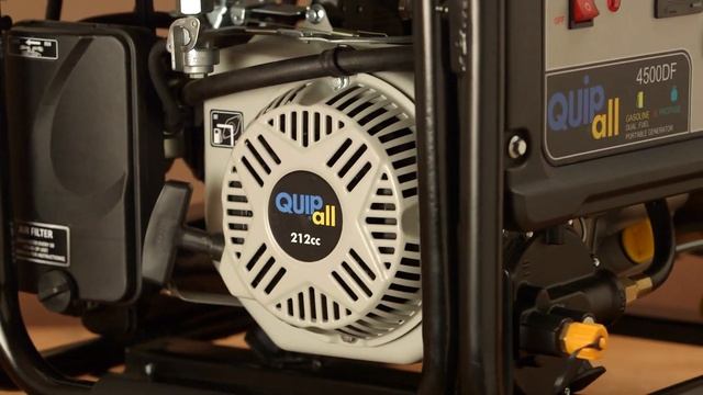 Quipall 4500DF Dual Fuel Portable Generator (CARB) смотреть онлайн