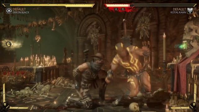 Mortal Kombat 11 - erron black vs kotal kahn - hard смотреть онлайн