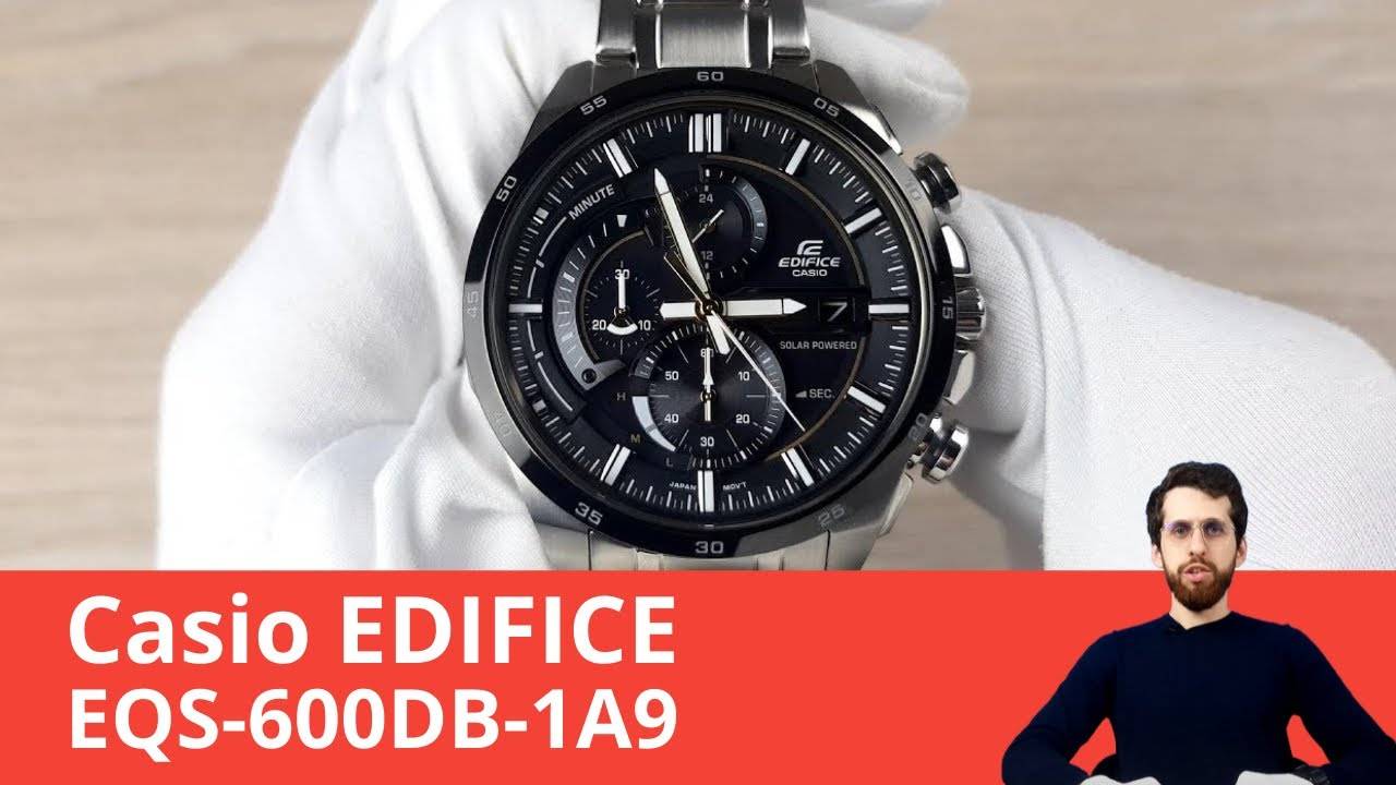 Многоуровневый циферблат / Casio Edifice EQS-600DB-1A9