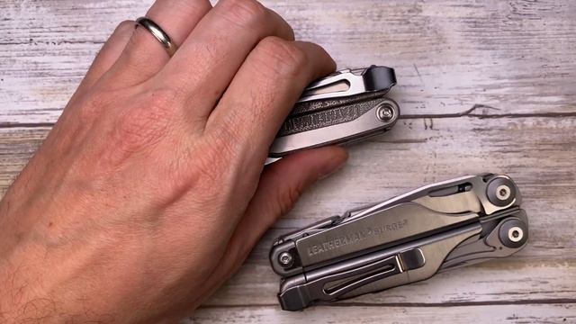 Leatherman Surge VS Charge TTI Multitool. Fablades Comparison Review смотреть онлайн