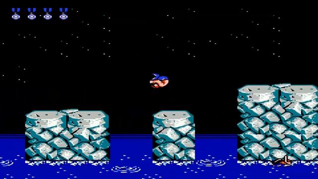 Contra NES. Fceux-2.2.3 Setup Fullscreen(NES emulator)FULL HD gameplay. смотреть онлайн
