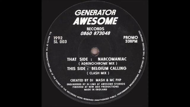 Generator - Narcomaniac (Adrenochrome Mix) смотреть онлайн