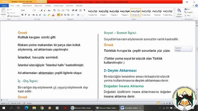 Türk Dili ve Edebiyatı- Sözcükte Anlam смотреть онлайн