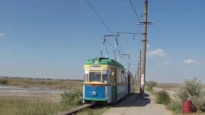 Трамвай в селе Молочное
