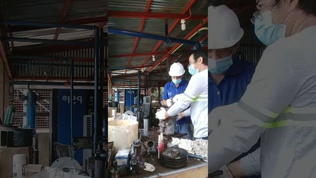 Assemble Of Atlas Copco Airend GA15