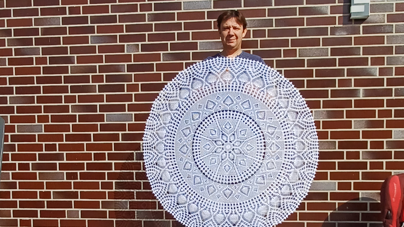 Скатерть крючком. Шестая часть.