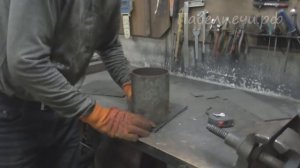 Печь для бани из трубы с теплообменником