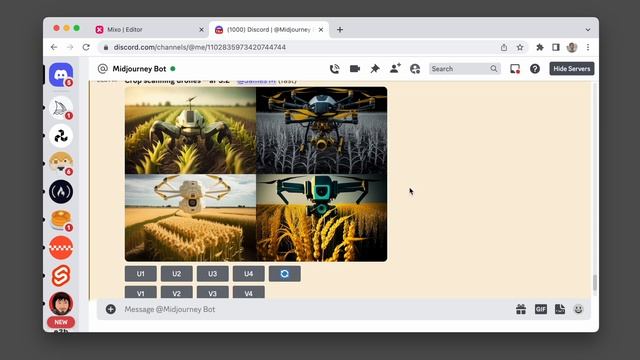 Stylish, AI-generated landing page using Midjourney and Mixo смотреть онлайн